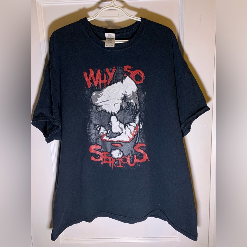 Y2K “why so serious” joker shirt